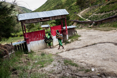 to school in Papua Indonesia