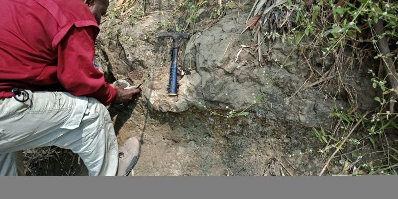 Demi Nawipa - geology student Papua doing research