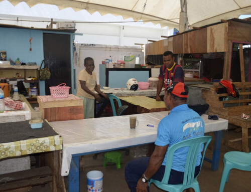 Mama Salomina receives microcredit